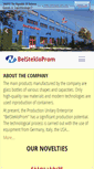 Mobile Screenshot of belstekloprom.com